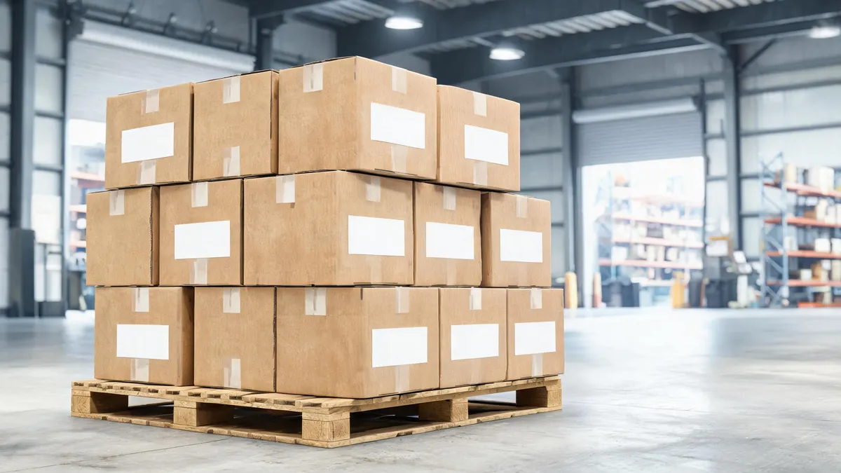 Export cartons ready for FBA prep and international shipping