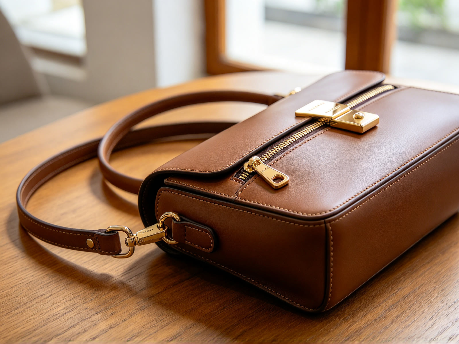Handbag stitching and hardware quality inspection